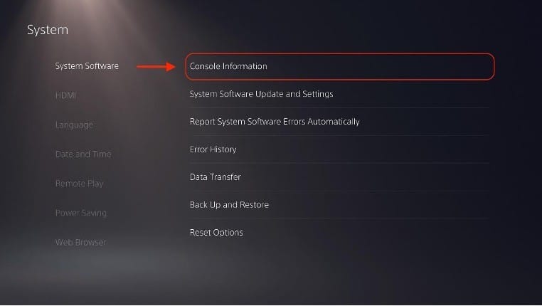 find mac address For Playstation 5 (PS5)